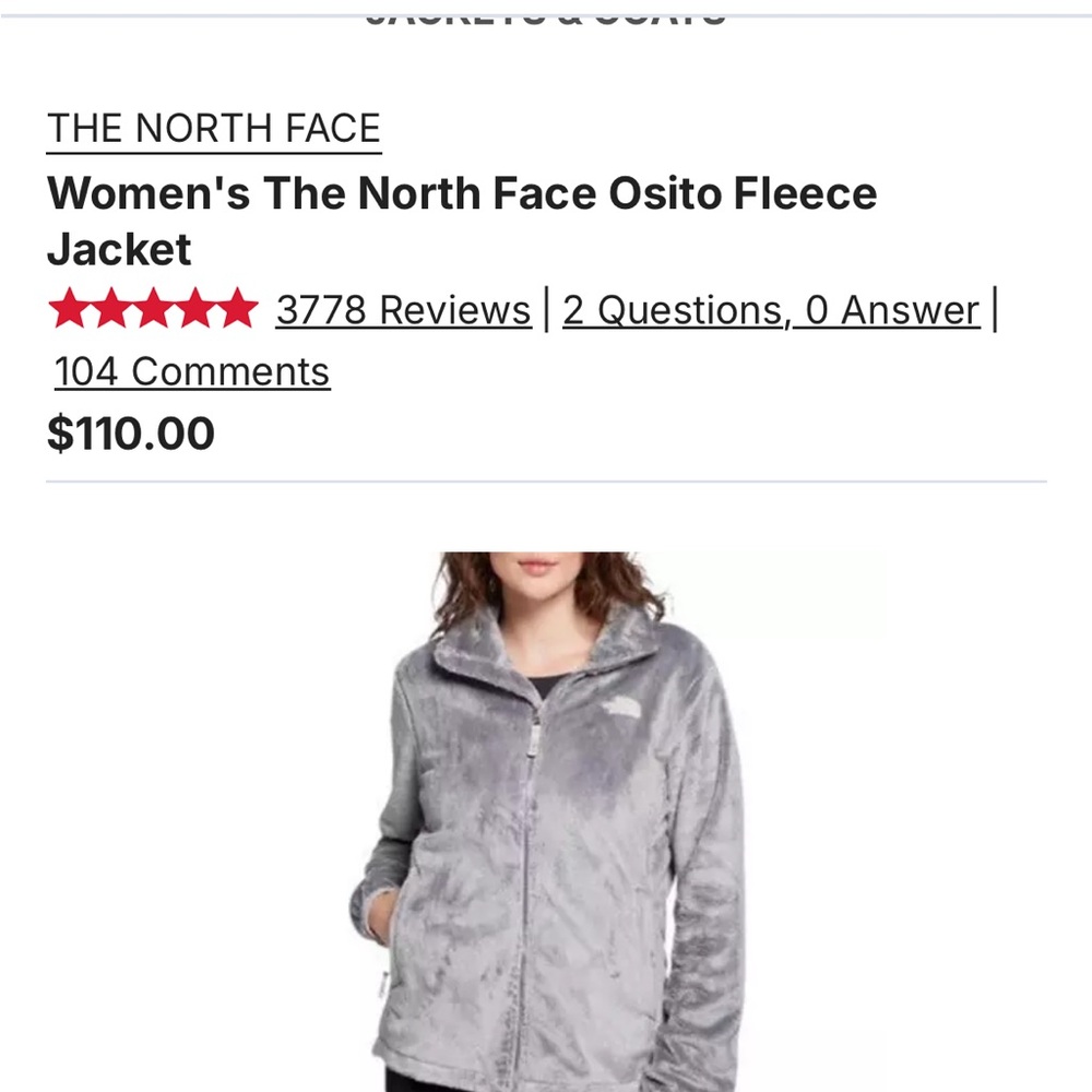 The North Face Women's Teddy Jacket - Light Gray